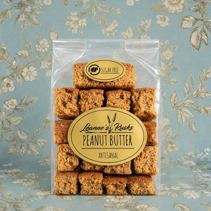 Peanut Butter Rusks (Sugar Free)
