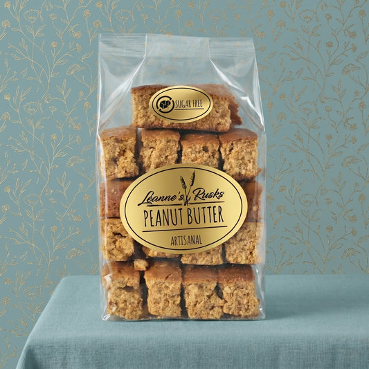 Peanut Butter Rusks (Sugar Free)